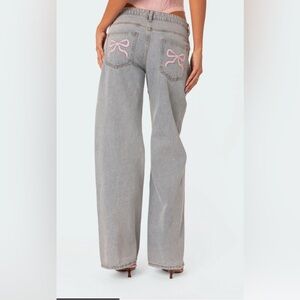 Edikted Bow jeans